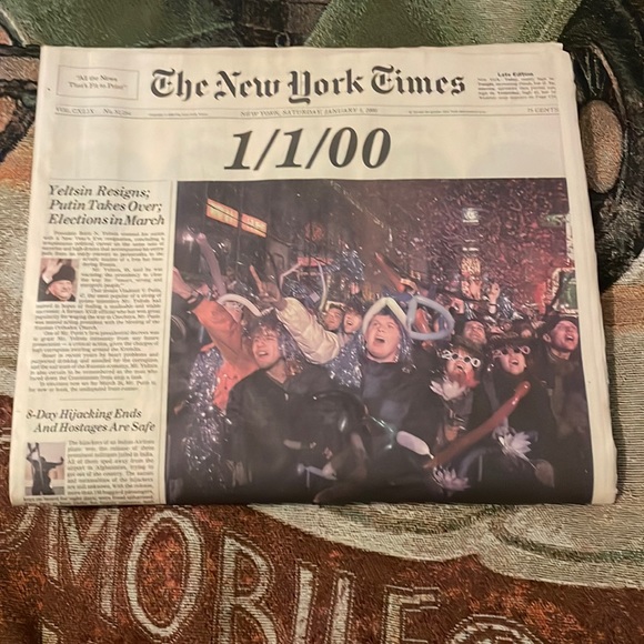 New York Times Other New York Times Newspaper January 200 Late